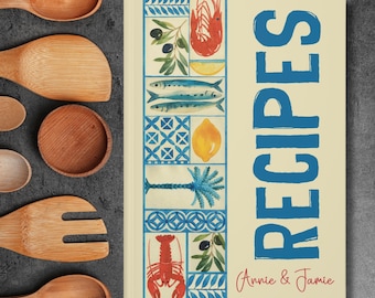RECIPE BOOK Personalized COOKBOOK Wedding Gift for Couple Housewarming Engagement Bridal Shower Gift
