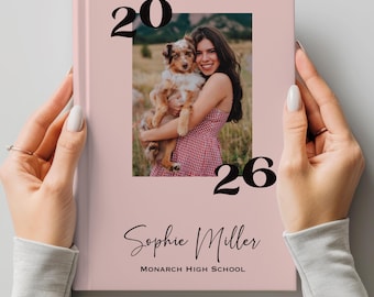 GRADUATION PARTY GUEST Book, Class of 2026 Grad Party Book, High School Collage Graduation Gift, Graduation Advice Book, Personalized Custom