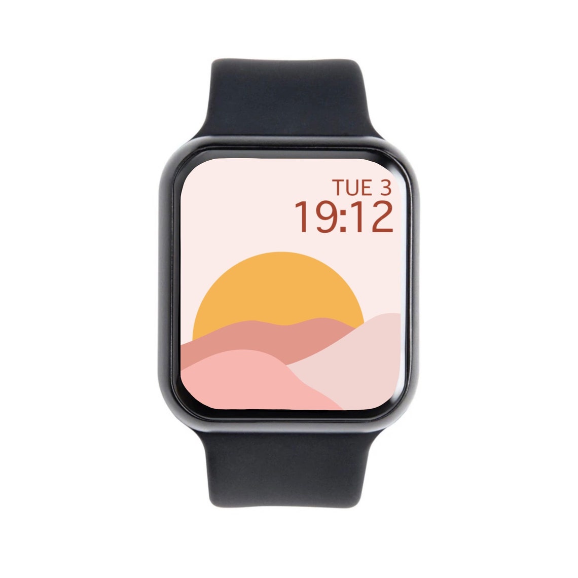BOHO Apple Watch Face Wallpaper Apple Watch Face Boho Watch Etsy