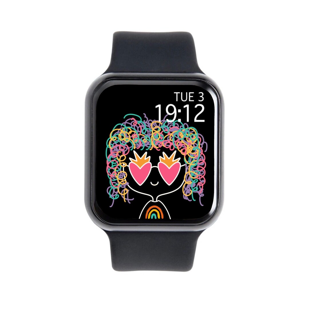 Apple Watch Wallpaper Cute Girl Apple Watch Face Watch Etsy