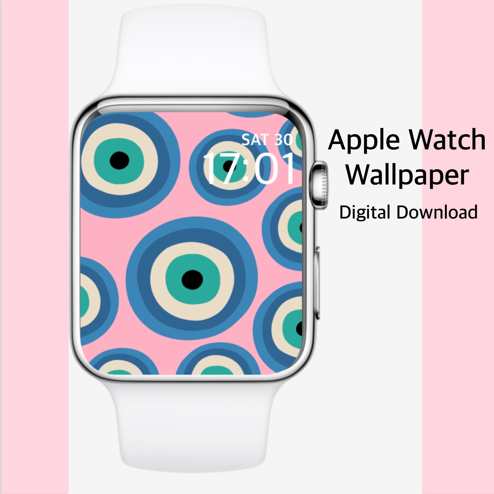 Apple Watch Face Wallpaper Apple Watch Face EVIL EYE Apple Etsy