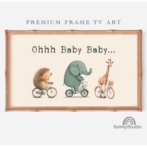 BABY SHOWER Frame Tv Art , Samsung Frame Tv Baby Shower, Art for Frame Tv, Digital Download