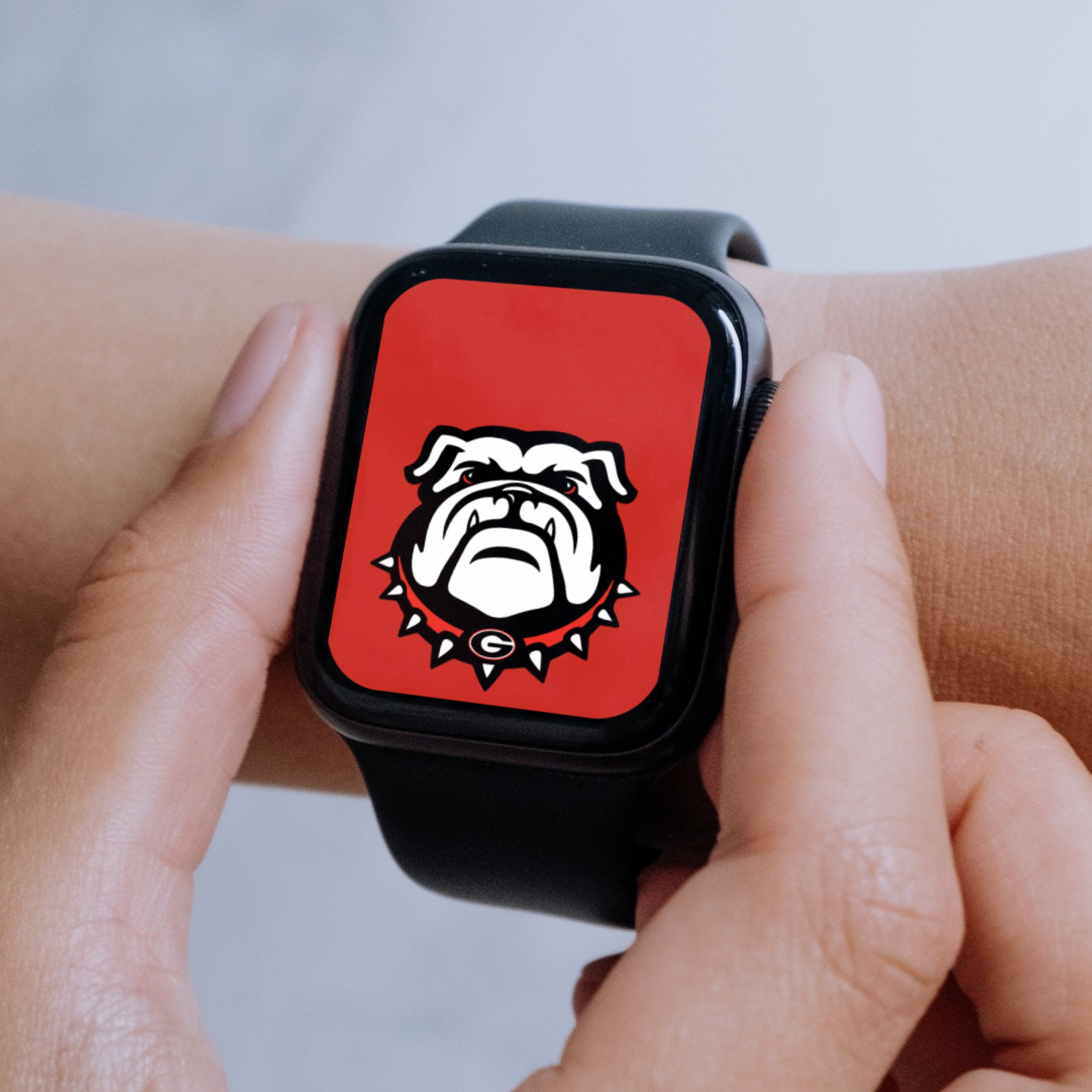 UGA Apple Watch Face GIORGIA Apple Watch Wallpaper Bulldogs Football Team Wallpaper UGA Watch Wallpaper Watch Background Digital Download Etsy Canada