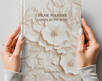 LETTERS to the BRIDE Book BRIDAL Shower Gift Letters to the Bride to Be Gift Journal Bachelorette Party Guest Book Bridal Shower Scrapbook