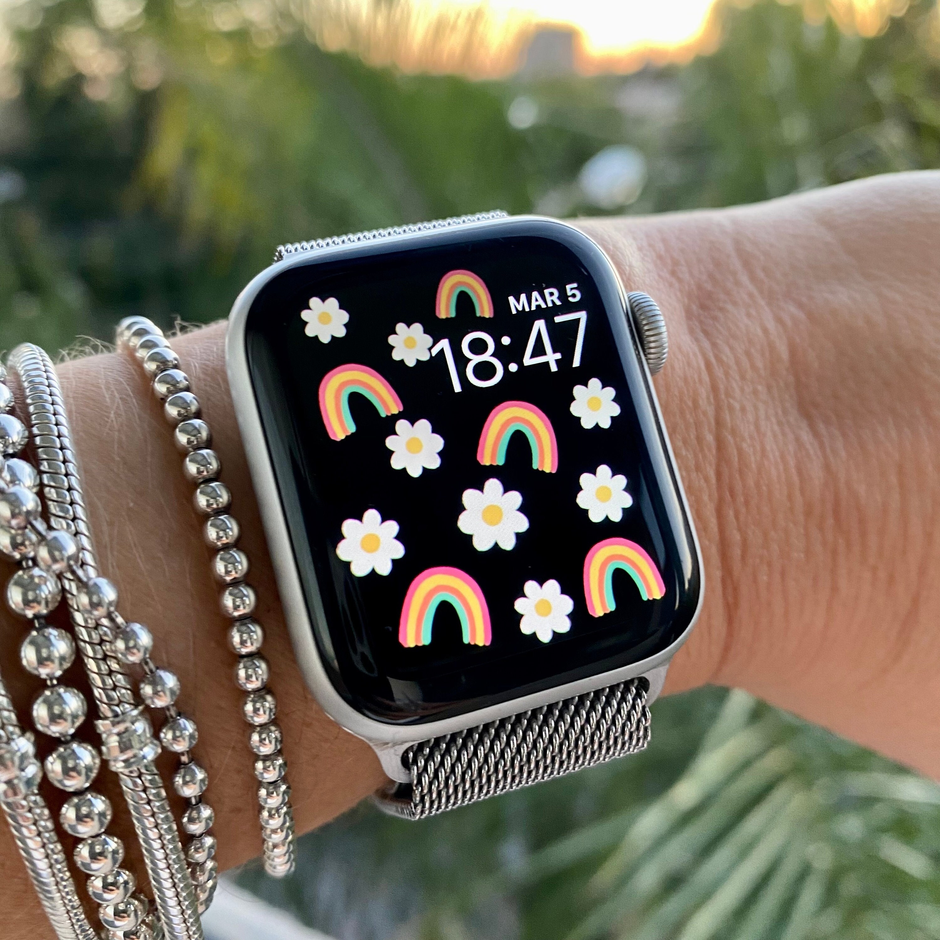 RAINBOW DAISY Apple Watch Face Wallpaper Apple Watch Face - Etsy Canada RAINBOW DAISY Apple Watch Face Wallpaper Apple Watch Face - Etsy Canada