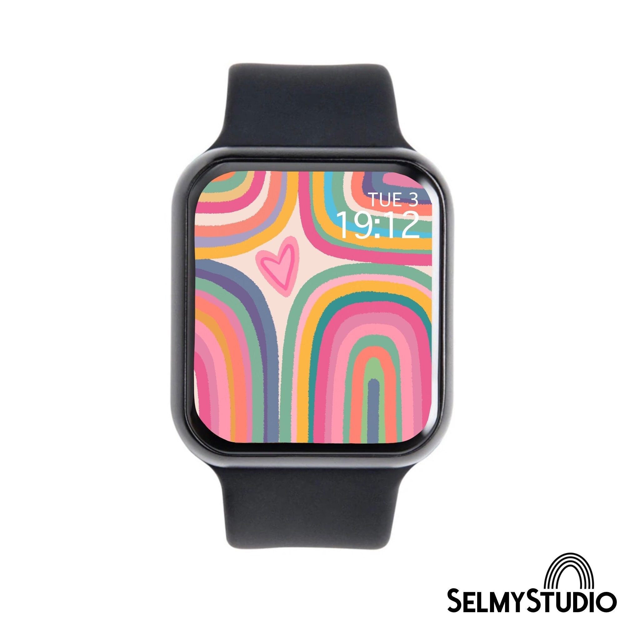 Apple Watch Face Wallpaper Apple Watch Face RAINBOW Apple - Etsy Apple Watch Face Wallpaper Apple Watch Face RAINBOW Apple - Etsy
