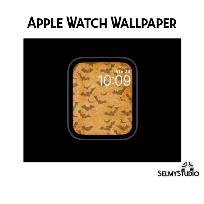Apple Watch Wallpaper HALLOWEEN Apple Watch Face Halloween Etsy