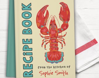 CUSTOM RECIPE BOOK Personalized Family Cookbook Keepsake Gift