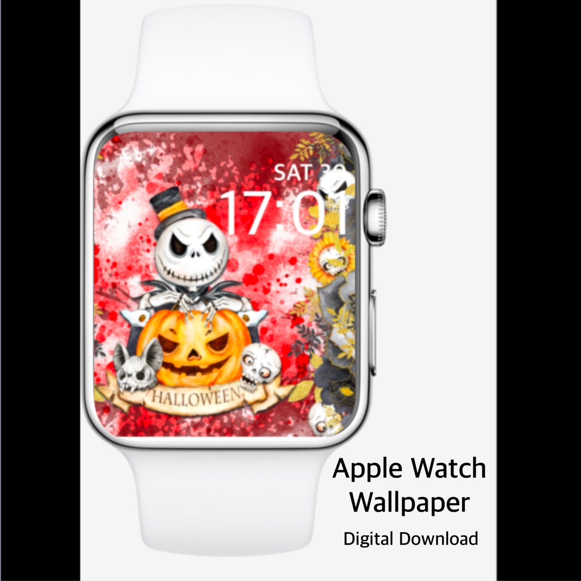 Aesthetic Apple Watch Wallpaper Halloween Smart Watch Etsy