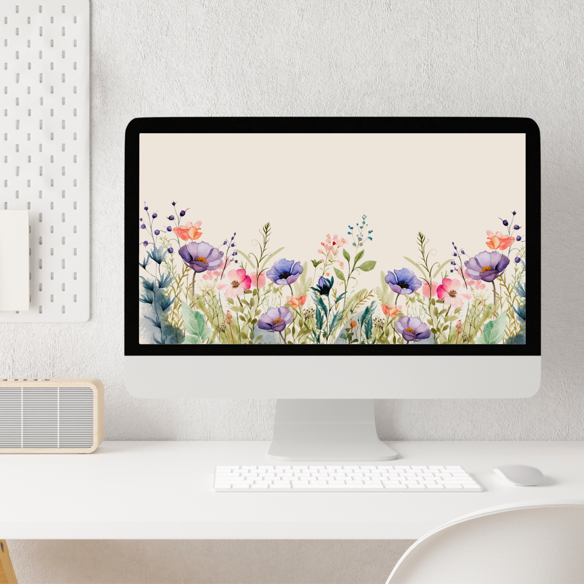 Wildflower Desktop Wallpaper Floral Computer Achtergrond Lente Laptop  Wallpaper Instant Download - Etsy België, image size:2048x2048