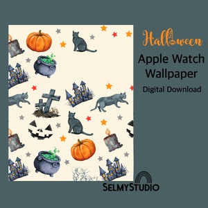 Apple Watch Face for HALLOWEEN Apple Watch Face Wallpaper - Etsy