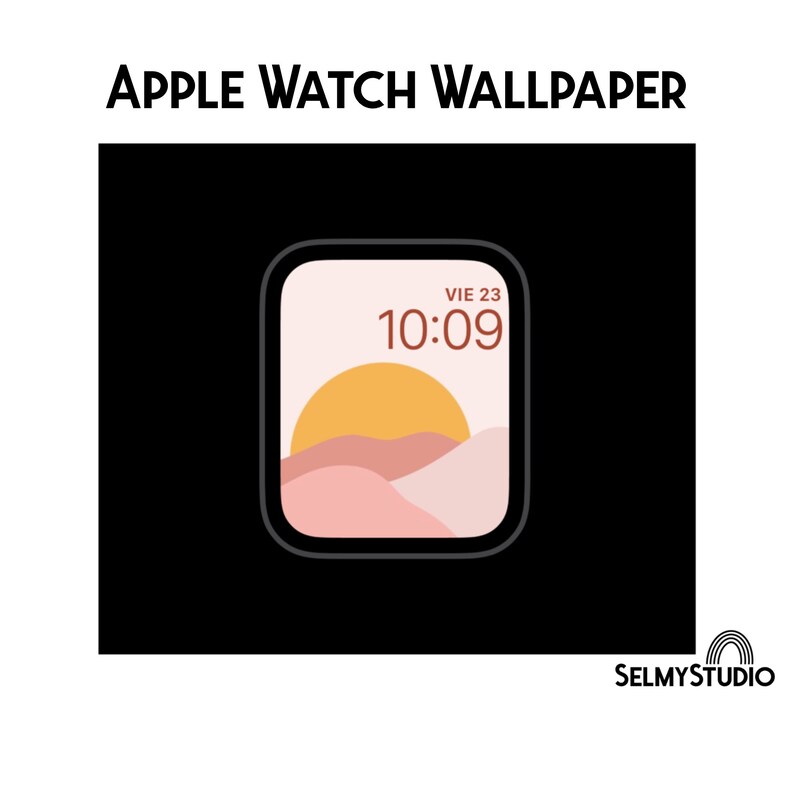 Apple Watch Face Wallpaper BOHO Apple Watch Face Apple Watch Etsy