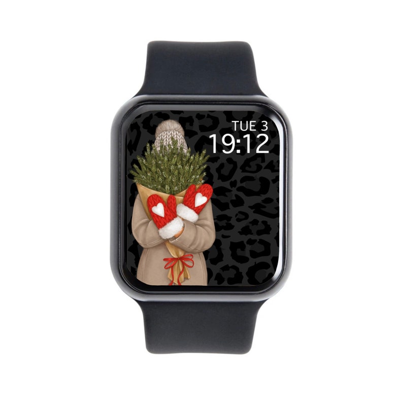 CHRISTMAS Apple Watch Face Christmas Apple Watch Wallpaper Etsy