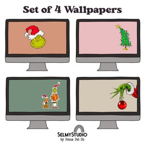 GRINCH CHRISTMAS WALLPAPER Holiday Wallpaper Christmas Desktop Grinch