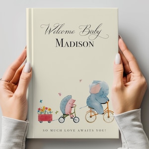 Baby Shower Guest Book Personalized Keepsake New Baby Shower Gift Boy Girl Guestbook New Mom Gift New Baby Gift Journal Baby Memory Book