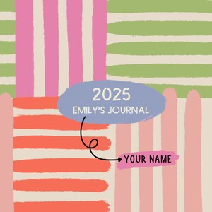 2025 Diary Hardcover Journal, 2025 Journal, Personalized Journal 2025 ...