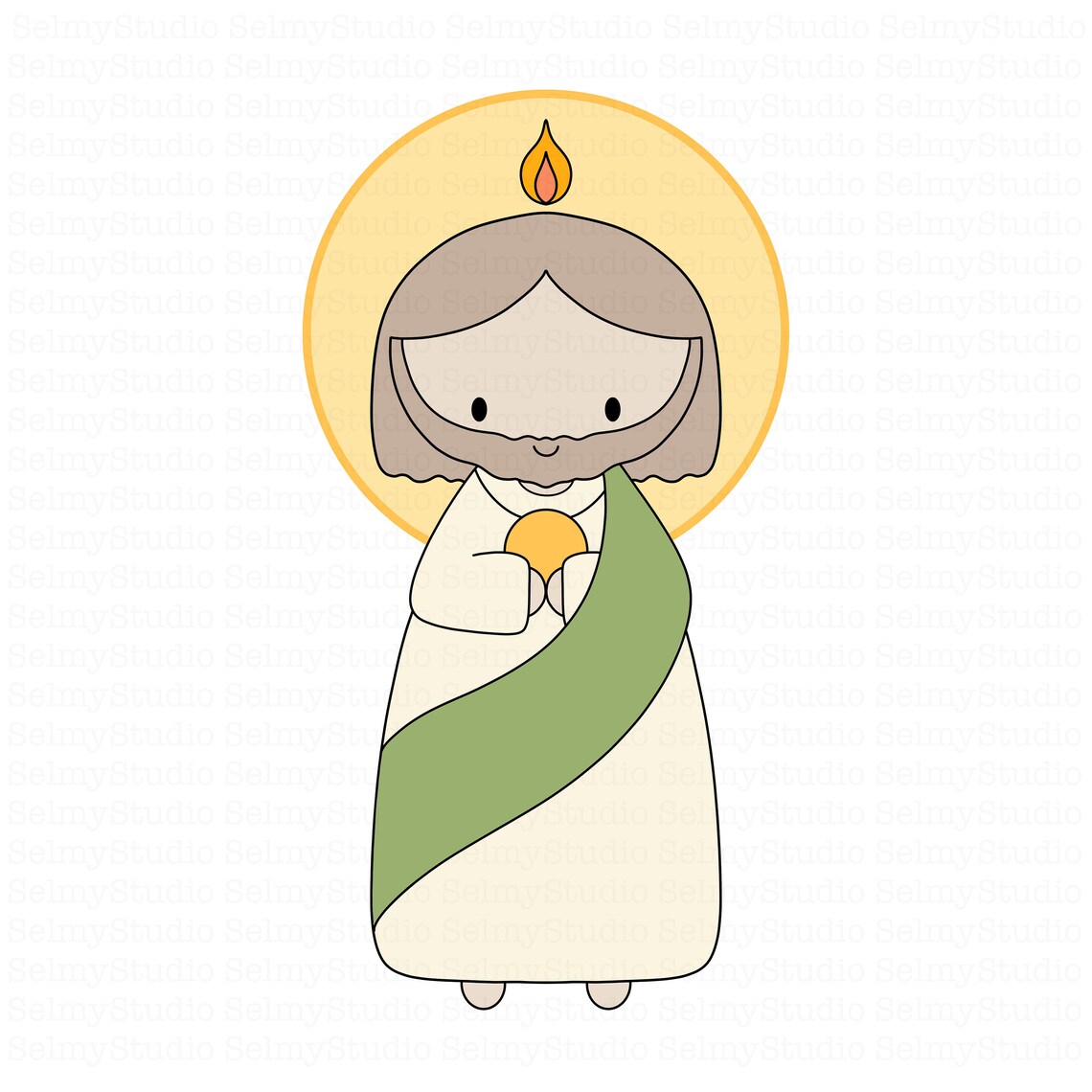 St Jude PNG Saint Jude PNG Saint Jude Thaddeus PNG Saint - Etsy