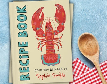 Personalized Recipe Book Custom Family Cookbook  Kitchen Gift for Mom Housewarming Wedding Bridal Shower Christmas  Present