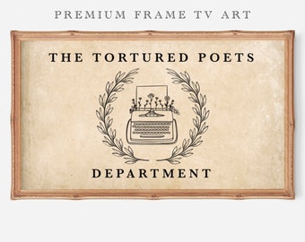 Swiftie FFRAME TV ART Taylor Swift The Tortured Poets Department New Album