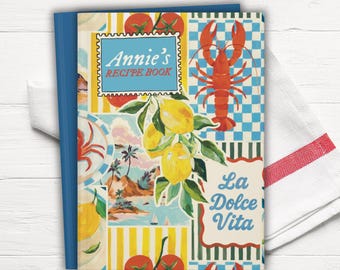 Recipe Book Personalized Cookbook Family Heirloom Housewarming Bridal Shower Gift Wedding Gift for Couple Kitchen Christmas