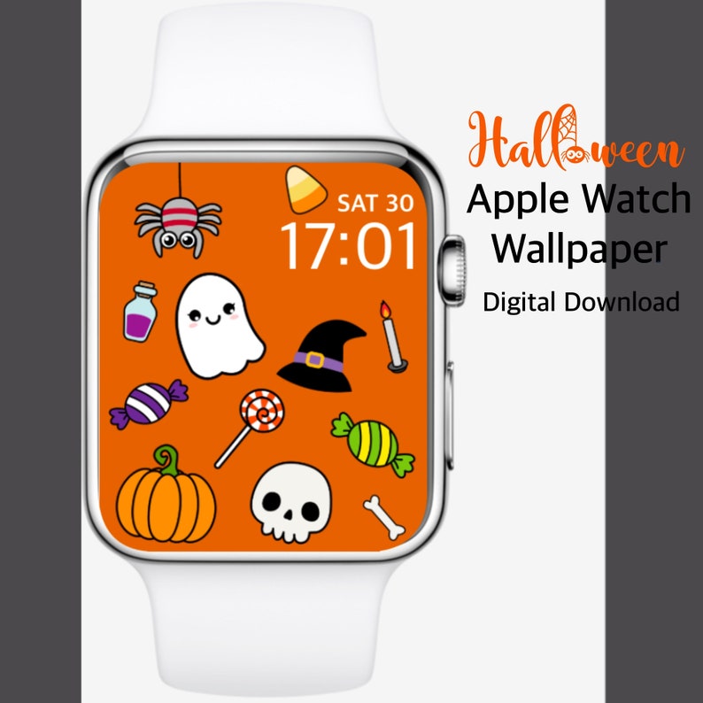HALLOWEEN Apple Watch Face Wallpaper Halloween Watch Face Etsy