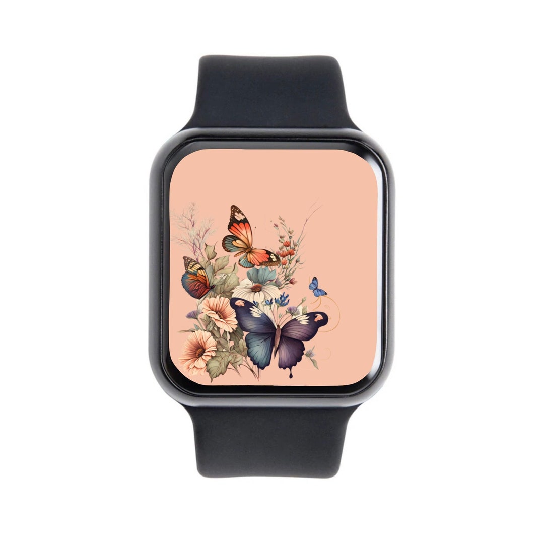 Apple Watch Wallpaper FLORAL Apple Watch Face, Floral Apple Watch Face