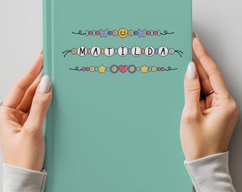 Personalized Friendship Bracelet Journal - 10th Birthday Gift for Girls