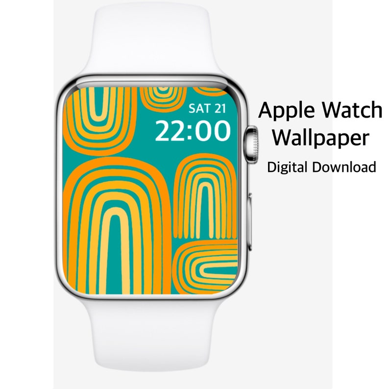 RAINBOW Apple Watch Face Wallpaper DIGITAL DOWNLOAD Apple - Etsy