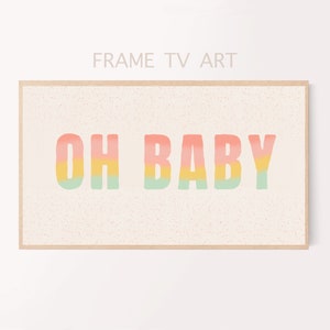 Baby Shower Girl Frame Tv Art, Baby Shower Frame Tv Art, Baby Shower Art for Samsung Tv, Baby Shower Samsung Frame tv, Instant Download