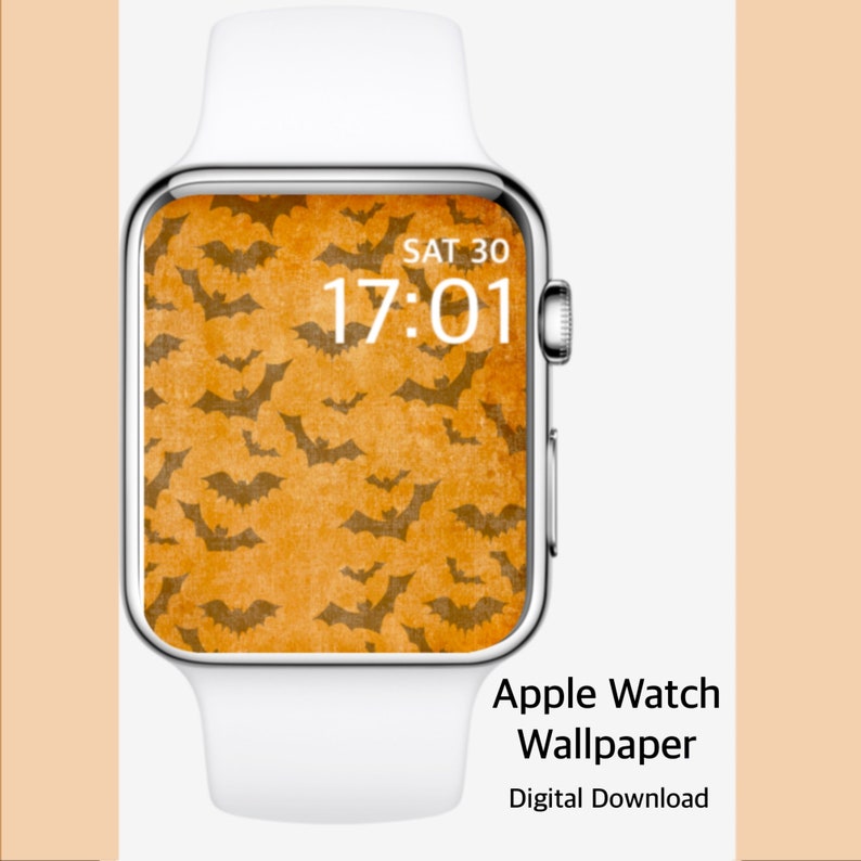 Apple Watch Wallpaper HALLOWEEN Apple Watch Face Halloween Etsy