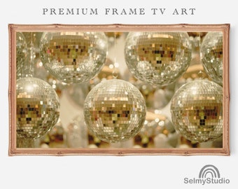 Frame Tv Art Disco Balls, Party Tv Art, Disco Balls, Samsung Frame Tv Art, Instant Download