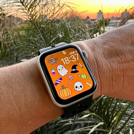 HALLOWEEN Apple Watch Face Wallpaper Halloween Watch Face Etsy