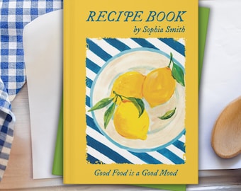 Recipe Book Personalized Cookbook Family Heirloom Housewarming Bridal Shower Gift Wedding Gift for Couple Kitchen Christmas