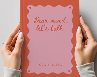 THERAPY Notes Journal MENTAL HEALTH Personalized Notebook Wellness Self Care