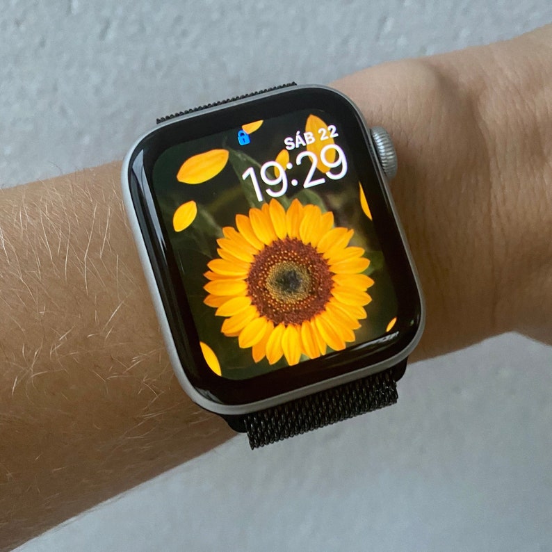 SUNFLOWER Apple Watch Wallpaper for Your Apple Watch Face Etsy