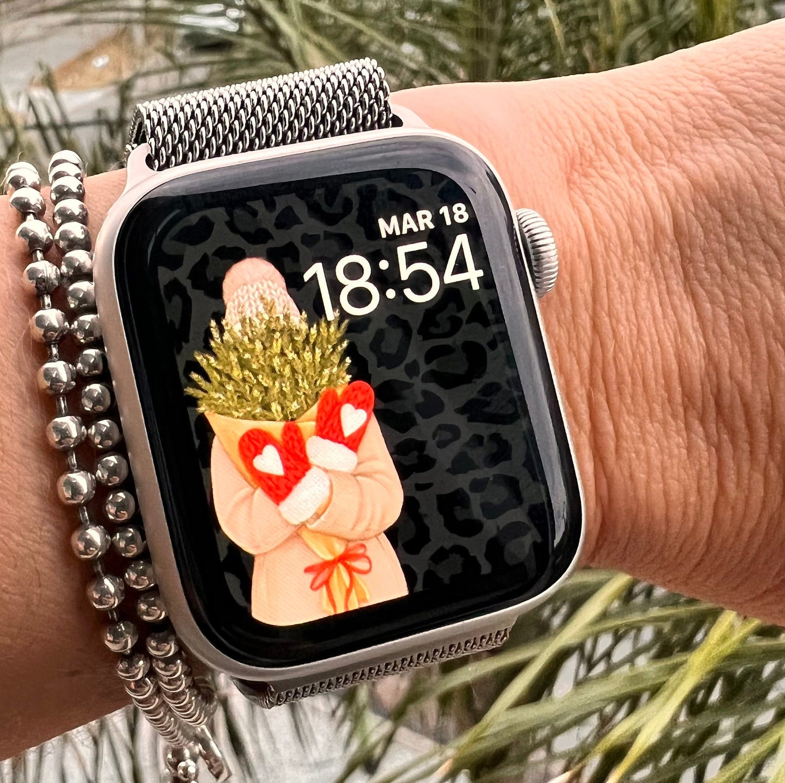 CHRISTMAS Apple Watch Face Christmas Apple Watch Wallpaper Etsy Christmas Apple Watch Face