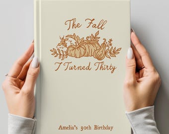 Falling into 40 Birthday Party Guest Book: Fall Theme Fortieth Birthday Party Decorations Pumpkin Autumn Party Keepsake Memory Book