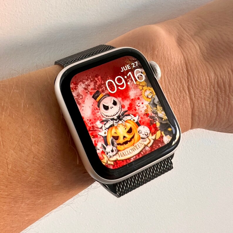 Aesthetic Apple Watch Wallpaper Halloween Smart Watch Etsy