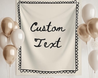 Gepersonaliseerde feestbanner: aangepaste achtergrond voor fotohokje