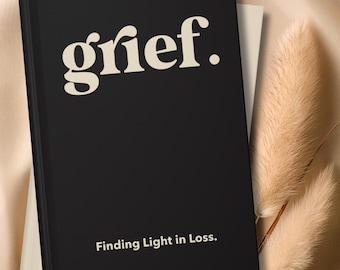 GRIEF LOSS SYMPATHY Journal Bereavement Gift Condolence Gift  Memorial Custom Grief Notebook Grief Gift for Loss