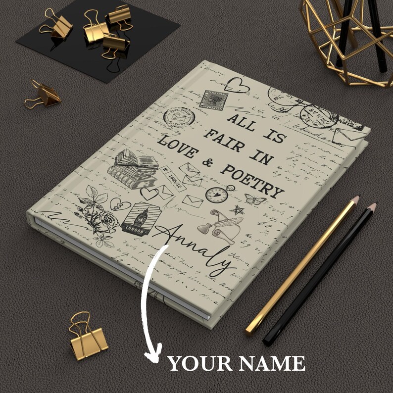 The TORTURED JOURNAL POET Department Notebook Personalized Taylor