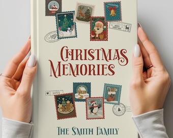 Christmas Memory Book Personalized Family keepsake Gift
