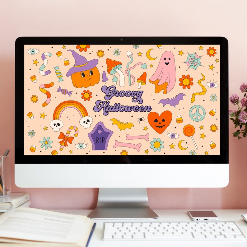 Fall Halloween Desktop Wallpaper Background