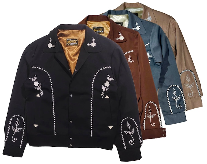 Featured listing image: Killer Rockabilly Western Gab Jacket Imperial