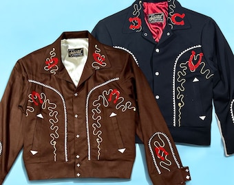 Rockabilly Gabardine Western Jacket Imperial - Etsy