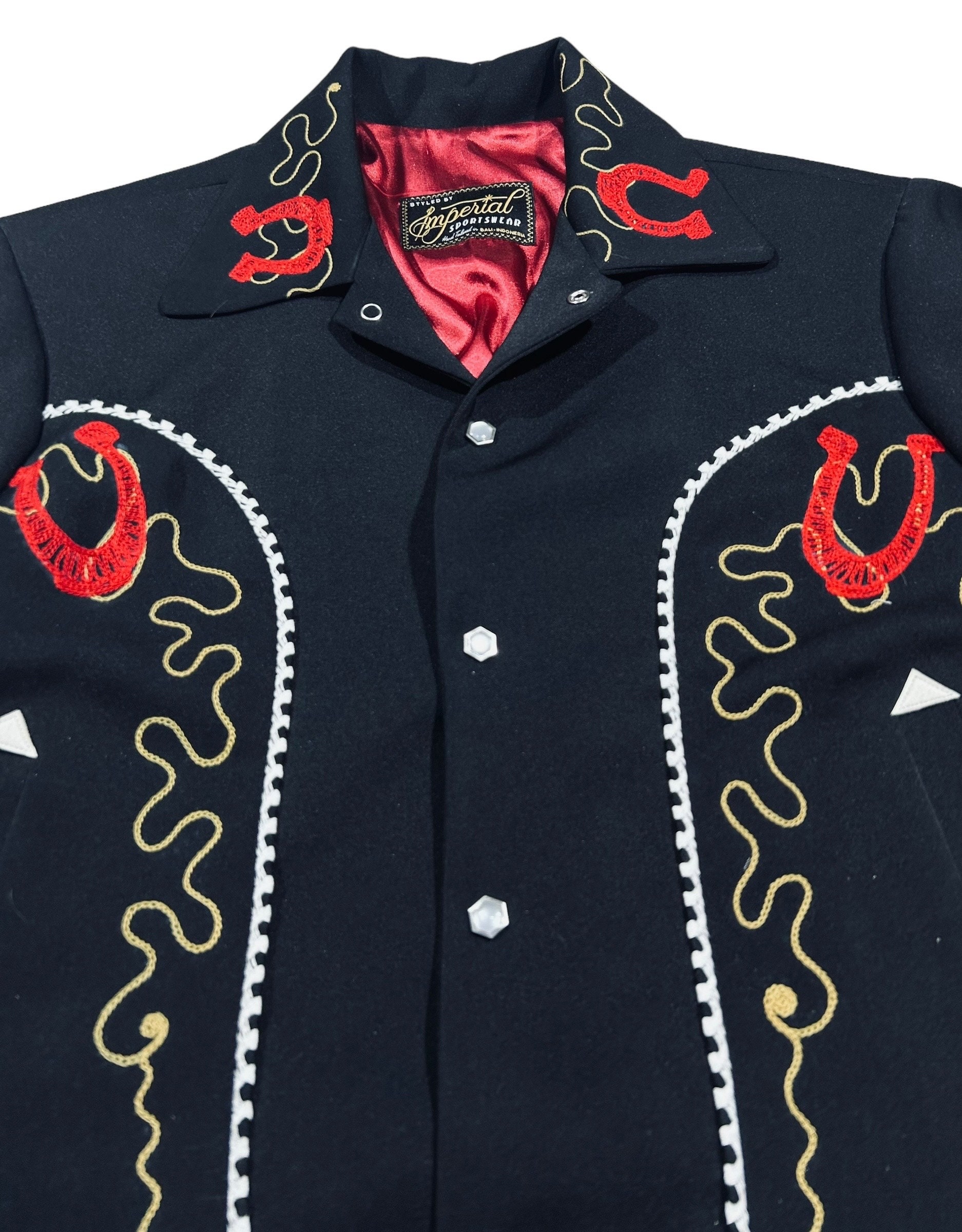 Killer Rockabilly Western Gab Jacket Embroidery Now Available in