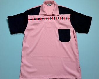 Vegas Diamond Pink Cassino Collar Shirts Imperial