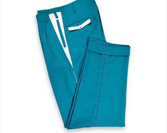 Men/'s Waistfold Pants Green Boogie,Swing,Retro,Phoenix,Bodybuilder,Rock-A-Billy,VLV,Pistol,Jive,Rock n Roll,Salsa,Gangster,Vintage,50/'s