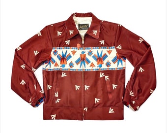 1950's Gab Jacket . Classic Rockabilly Blouson Style . Sizes