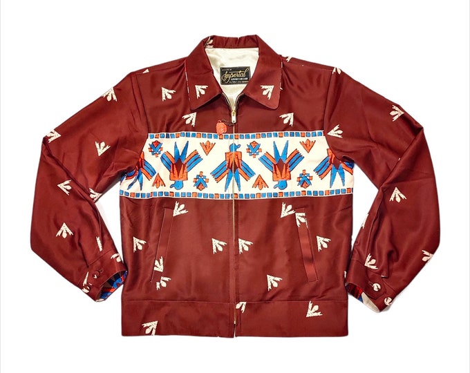 Rockabilly Thunderbird Gab Jacket Brown